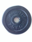 fitness kotouč černý 2,5 kg, pr. 31 mm, 1 ks
