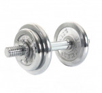 nakládací činka chrom 10 kg, set, DBS1203