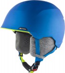 lyžařská helma - přilba Albona, blue-neon-yellow matt, 20/21