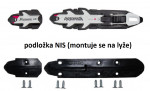 běžecké vázání NIS-XCELERATOR SK, grey + podložka, NNN, set