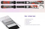 junior sjezd lyže STREET + vázání SLR 7,5, red, set, doprodej