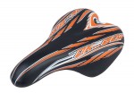 dětské sedlo OK Go 996,  pro kolo 16-20", černo oranžová, 07271  