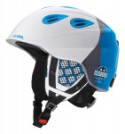 lyžařská helma - přilba Grap 2.0 Junior, white-silver-blue matt, 19/20