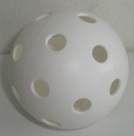 florbalový míček advance, bílý, 3533