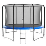 trampolína lux set 427 cm + síť a žebřík, 5121