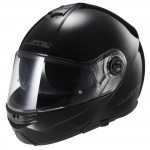 výklopná moto přilba Strobe, černá lesk,  503251012