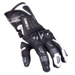 pánské moto rukavice Decane, stříbrná, 9765