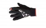 zimní rukavice slabší KUUSAMO, black-white, doprodej