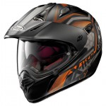 moto helma X-551 GT Kalahari N-Com Flat, Black-Orange, 08916