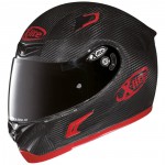 moto helma X-802RR Puro Sport Carbon, černo-červená, 06869