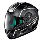 moto helma X-802RR Ultra Marquetry Carbon, White, 08912