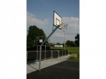 basketbalová KONSTRUKCE STREETBALL - exteriér (ZN), vysazení 1,45 m + pouzdro, CERTIFIKÁT