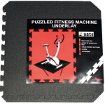 podložka pod fitness stroje PUZZLE, 4ks 55x55x0,8cm, set, doprodej
