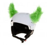 na ski i cyklo helmu Rohy chlupaté, zelené, č. 51