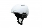dámská lyžařská helma Viva Viper, white matt-silver snowflakes