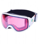dámské lyžařské brýle 963 DAO, white shiny, rosa1, silver mirror