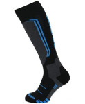 lyžařské ponožky Allround wool ski socks, black/anthracite/blue