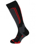 lyžařské ponožky Allround wool ski socks, black/anthracite/red