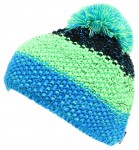 zimní čepice Tricolor, black-green-blue-melange, doprodej