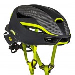 cyklo helma Lambo MIPS, matt black-matt carbon-yellow fluo