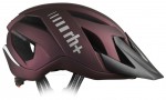 cyklo helma 3in1, matt bordeaux metal