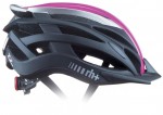 cyklo helma Z2in1, shiny pink fluo/matt dark silver/matt black