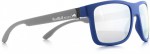 sluneční brýle Sun glasses, WING1-003, matt light blue-smoke with silver mirror, 56-17-145