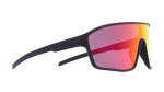 sluneční brýle DAFT-008, matt metallic black, blue with red/purple mirror, CAT3, 137-130