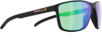 sluneční brýle DRIFT-12, black/ smoke with green mirror