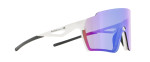 sluneční brýle STUN-04, white/ smoke with green mirror,