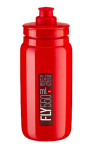 láhev Fly 0,55 L, červená, bordeaux logo, 26256