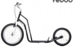 koloběžka MEZEQ, 20"/16", black/white + DÁREK