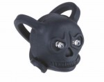 světlo přední blikačka lebka - černá