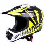 downhill přilba FS-605 Allride, yellow graphic, 15348