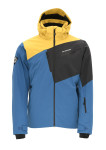 zimní lyžařská bunda Leogang, petroleum-mustard yellow