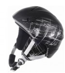 lyžařská přilba Stroke, černo-stříbrná, 130260