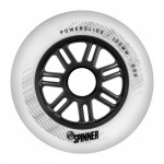 in line kolečka Spinner, 76 mm, white, 4ks,  905324
