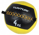 Míč pro funkční trénink Wall Ball - žlutý 4 kg