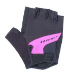 rukavice PRO-T Plus Aosta, černo-růžová, 35450
