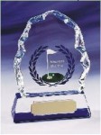 Unikátní skleněná trofej Bauer  CR 9229
