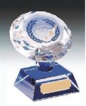 Unikátní skleněná trofej Bauer  CR 9370