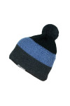 zimní čepice SILVRETTA, black/blue/grey