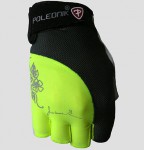 dámské rukavice do posilovny LADY FITNESS, fluo