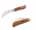 kapesní zavírací houbařský nůž 2070 - bubinga, 9 cm, s pojistkou