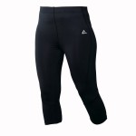 tříčtvrteční kalhoty elastické dámské Flash Dancer Running Capri, DWJ011, černé