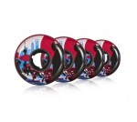 in line kolečka Team Wheels Shanghai II, 58mm, sada 4ks, 406093