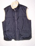 zateplená vesta, 1WD2051-2,  modro - krémová, doprodej