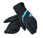 zimní rukavice CARVED LINE D-DRY GLOVE, black-blue jewel, doprodej
