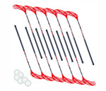 florbalový set APACHE 550, 12+6