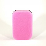 houbička k čištění potahů, černo-růžová